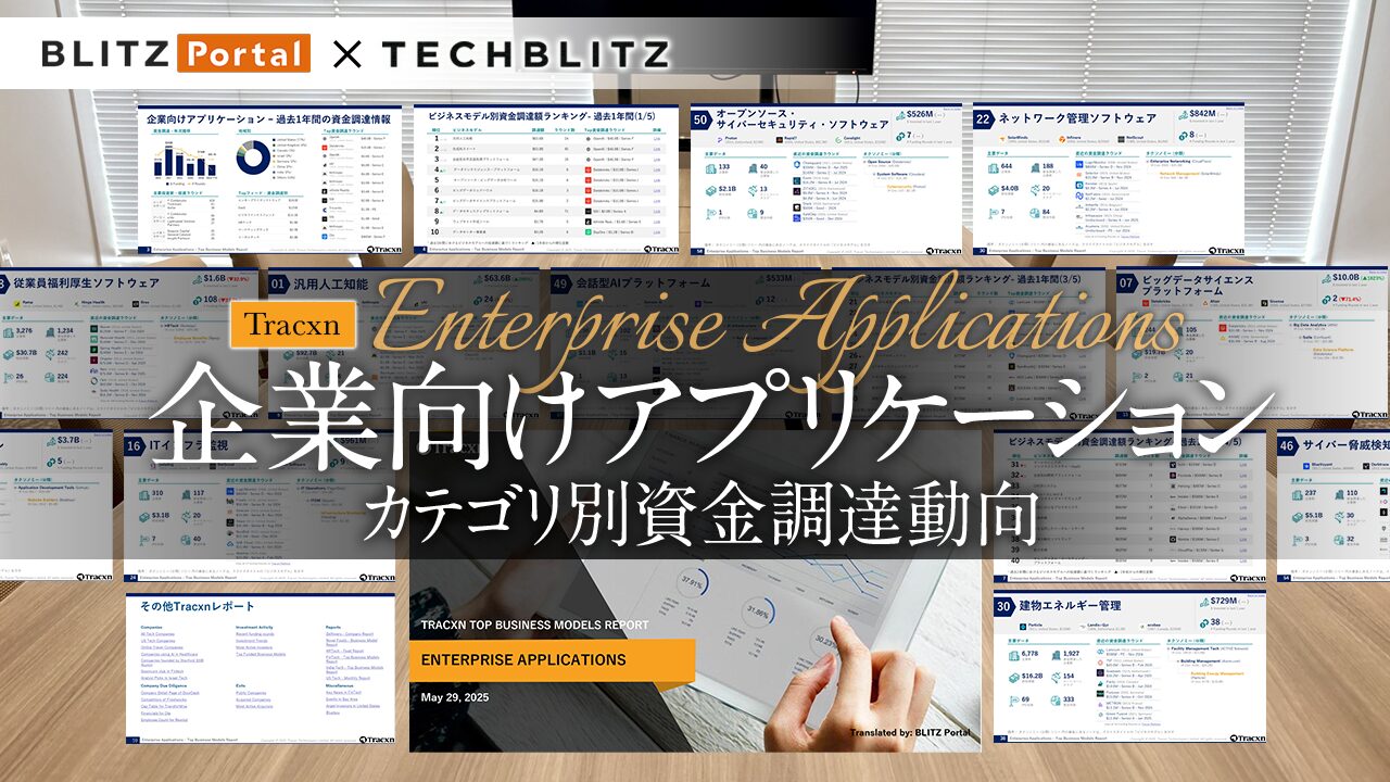 企業向けアプリケーションの資金調達トレンド｜成長スタートアップを一挙に把握