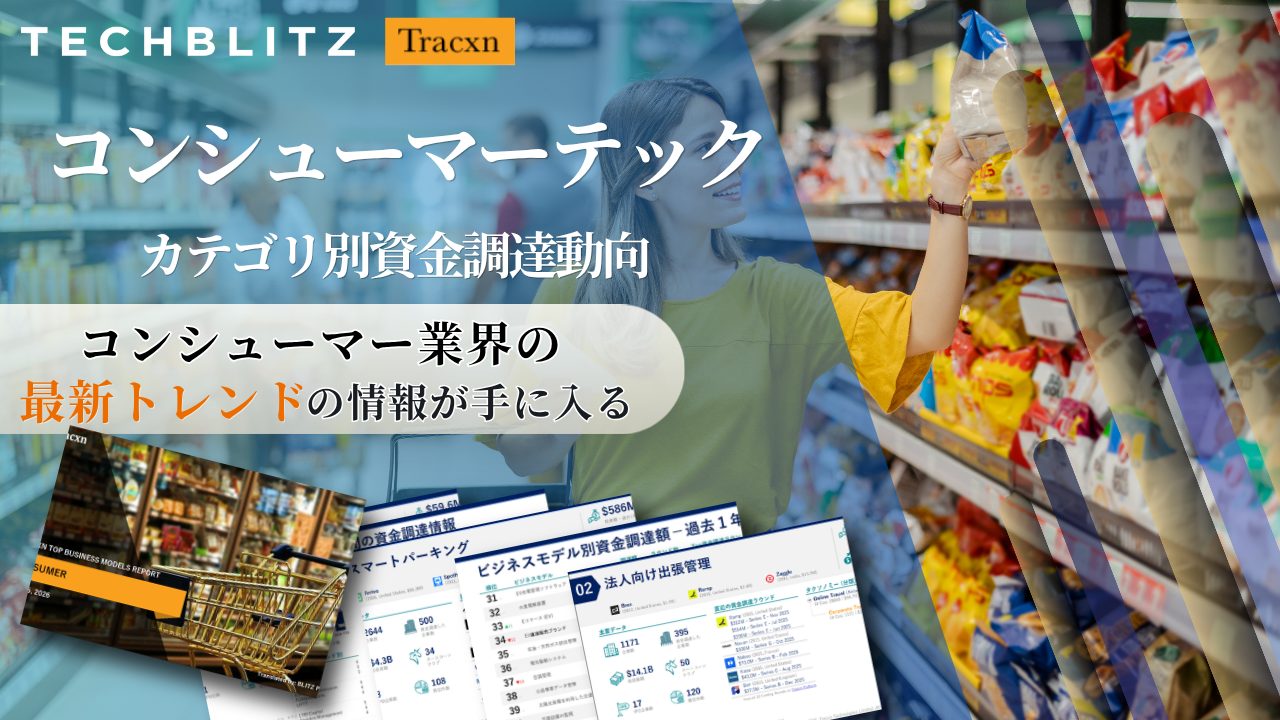 「配車サービス、法人向け出張管理、会話型検索エンジン…コンシューマー　カテゴリ別資金調達動向 」