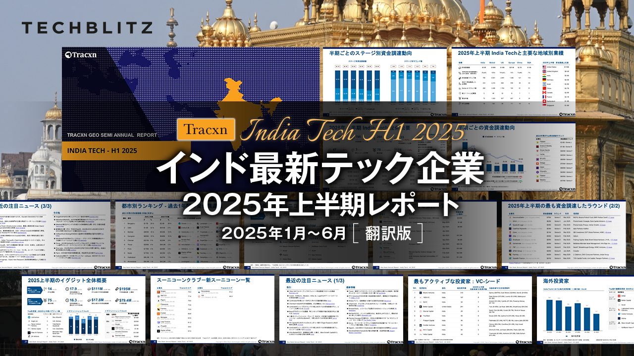 【2025年上半期】インド最新テック企業資金調達レポート