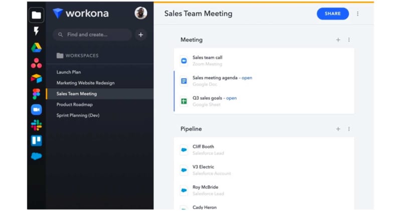 サイロ化したソフトウェアをブラウザ上で一元管理Workona – TECHBLITZ