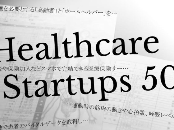 「Healthcare Startups 50」を公開!米国やイスラエルのヘルスケア分野の注目スタートアップ50社